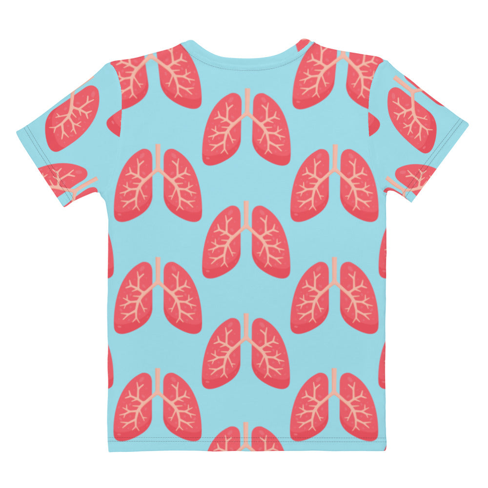 Women's All-Over Print Tee: Lungs
