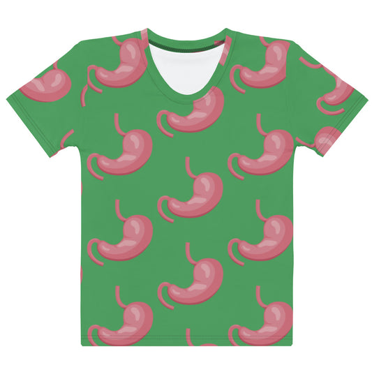 Women's All-Over Print Tee: Stomach