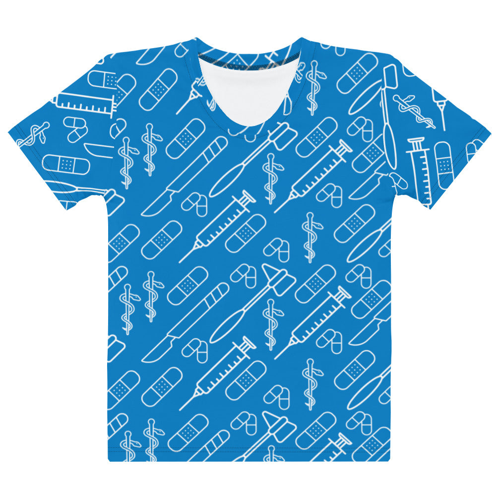 Women's All-Over Print Tee: Medical Background